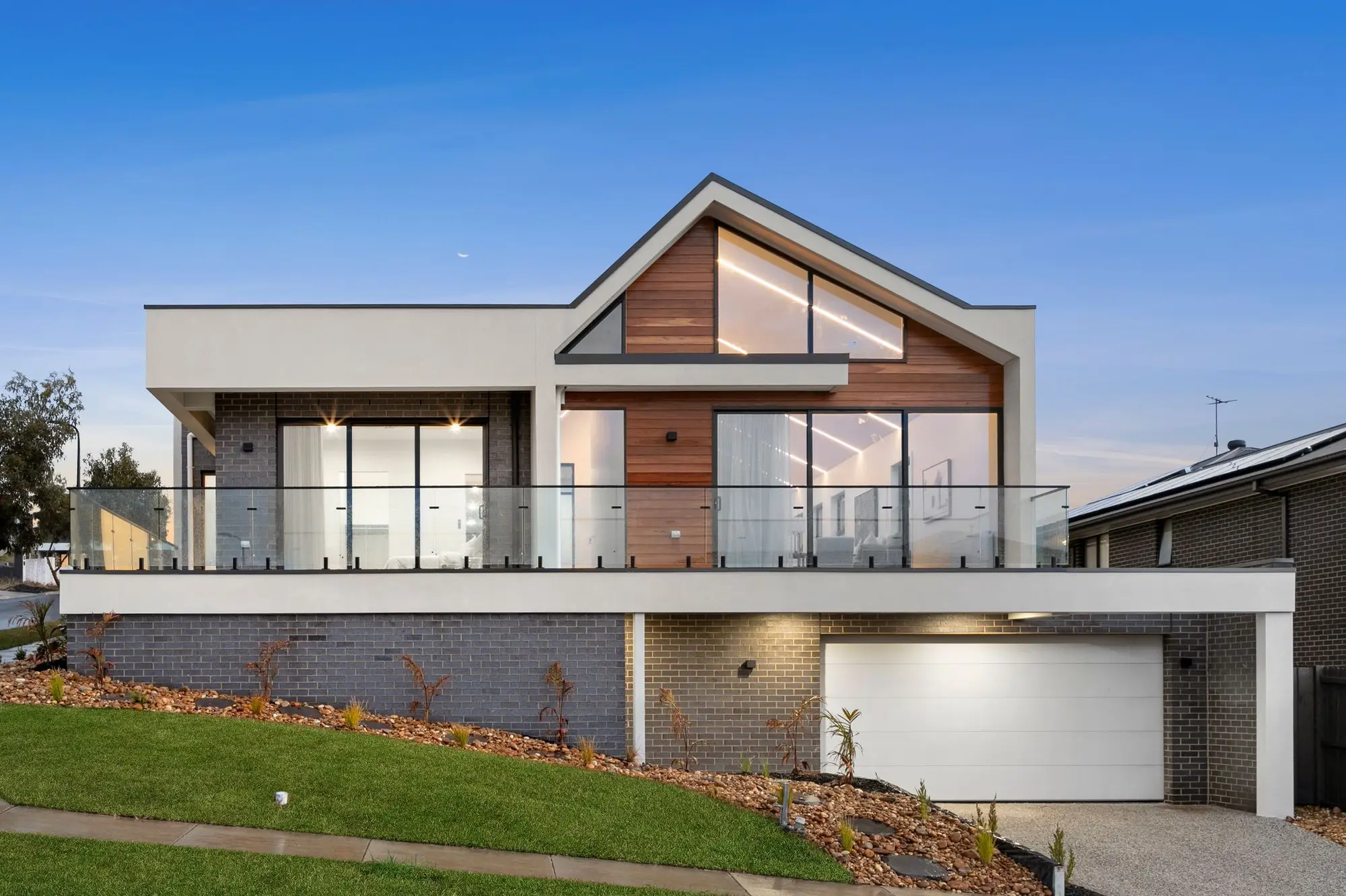 Double-storey home with cathedral ceilings, Highton, VIC